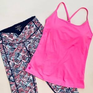 Lilly Pulitzer Luxletic Pink Tank
